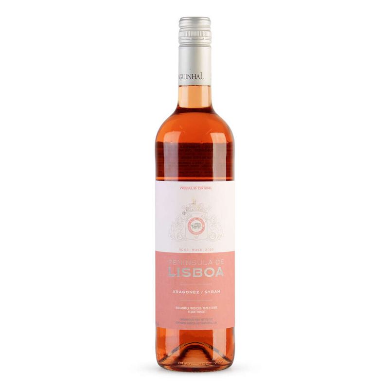 Vinho Rosé Português Península De Lisboa Garrafa 750ml Zona Sul 