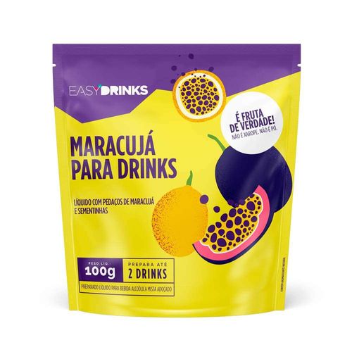 Preparado Líquido para Bebida Alcoólica Easy Drinks Maracujá 100g