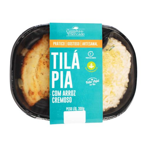 Tilápia e Arroz Cozinha do Mercado 300g
