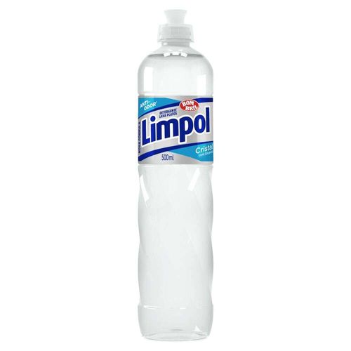 Detergente Para Louças Biodegradável Limpol Cristal 500ml