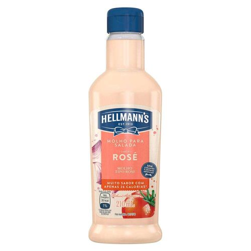 Molho para Salada Hellmanns Rosé 210ml