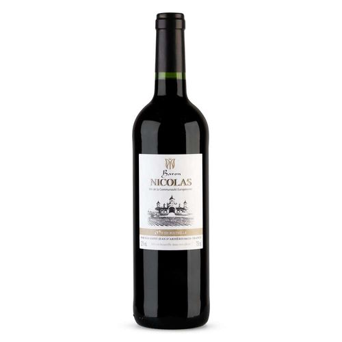 Vinho Tinto Francês Baron Nicolas Garrafa 750ml