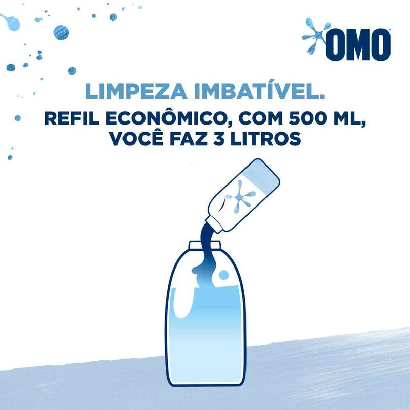 Sabao-Liquido-Refil-Omo-Puro-Cuidado-500ml