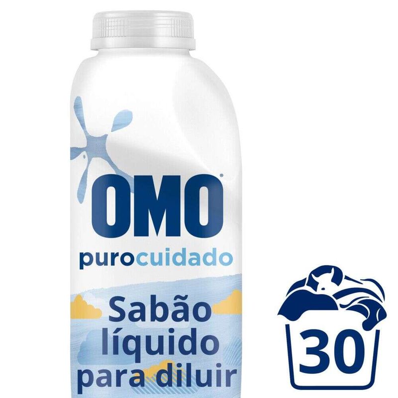 Sabao-Liquido-Refil-Omo-Puro-Cuidado-500ml