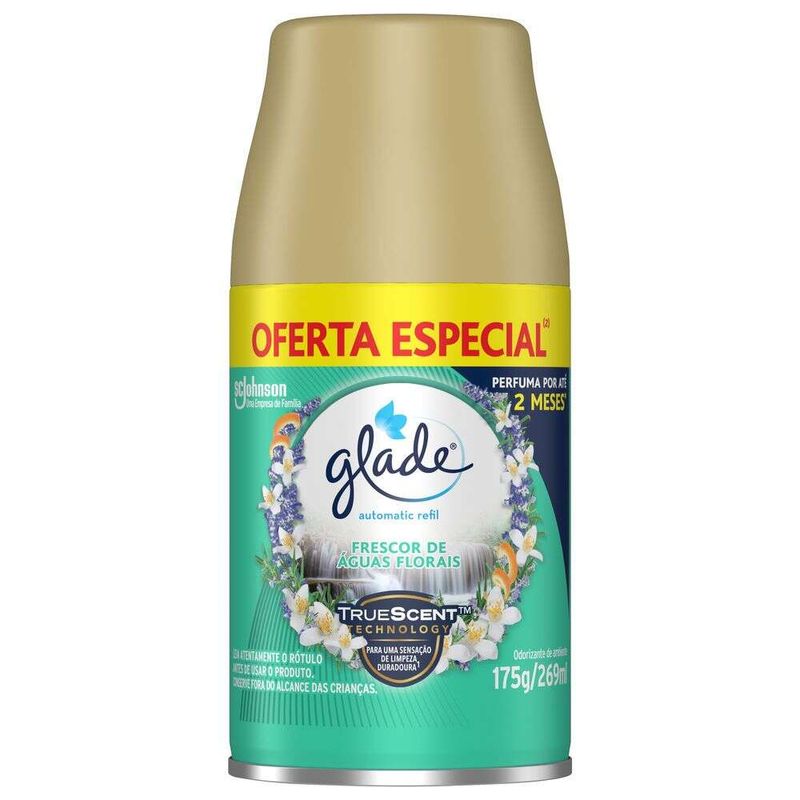 Purificador-de-Ar-Glade-Automatic-Frescor-de-Aguas-Florais-Refil-269-mL