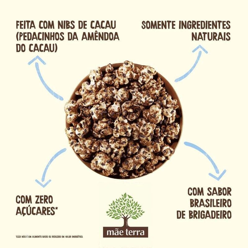Pipoca-Pronta-Doce-Brigadeiro-Zero-Acucar-Mae-Terra-Pacote-35g