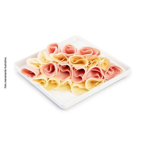 Mix Muçarela e Presunto em Fatias Bandeja 200g