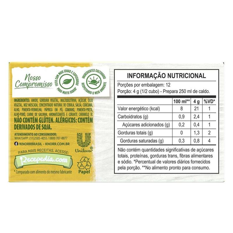 Caldo-Knorr-Zero-Sal-Galinha-48g-6-cubos
