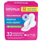Absorvente-Intimo-Com-Abas-Intimus-Tripla-Protecao-Seca-Pacote-32-Unidades