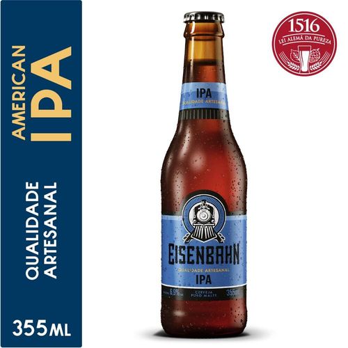 Cerveja Eisenbahn American IPA Long Neck 355ml