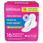 Absorvente-Intimo-Com-Abas-Intimus-Tripla-Protecao-Seca-Pacote-Leve-16-Pague-14-Unidades