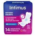 Absorvente-Intimo-Com-Abas-Intimus-Dia-E-Noite-Ultrafino-Extra-Suave-Pacote-Com-14-Unidades