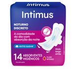 Absorvente Intimus® Noturno Discreto C/Abas - 14 UN