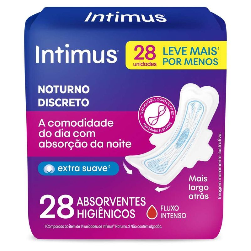 Absorvente-Intimo-Com-Abas-Intimus-Dia-E-Noite-Pacote-Com-28-Unidades