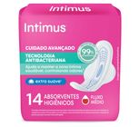 Absorvente Intimus® Tecnologia Antibacteriana C/Abas - 14un