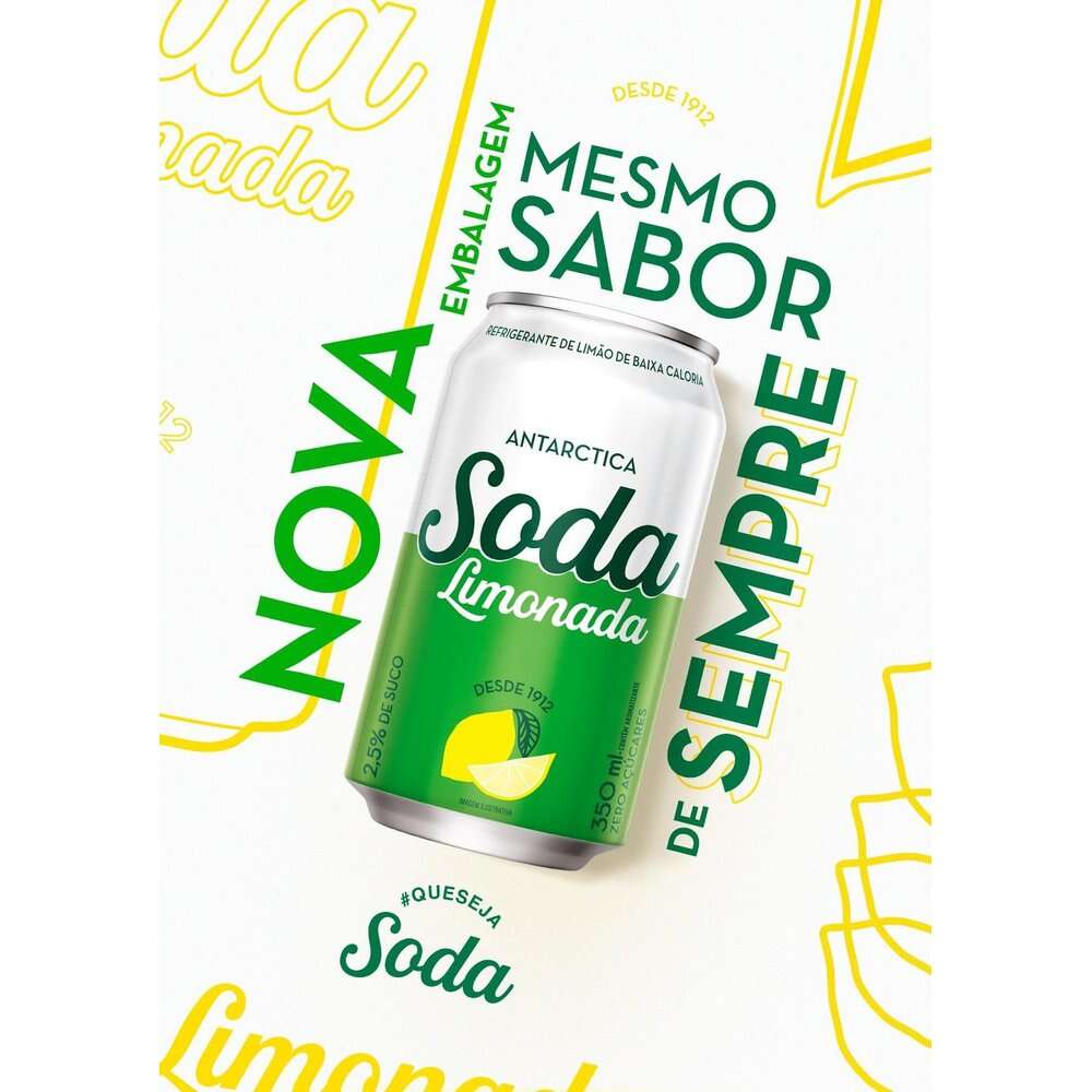 Refrigerante Soda Limonada Antarctica Zero - Zona Sul