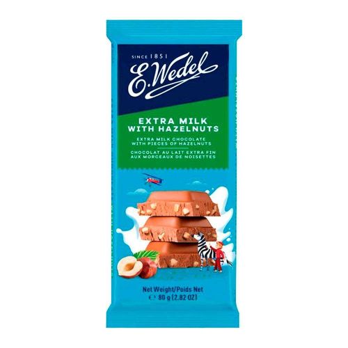 Chocolate Polonês Avelã Wedel 80g