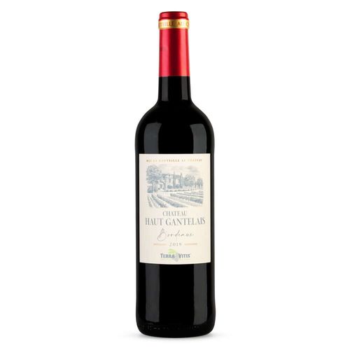 Vinho Tinto Francês Chateau Gantelais Bordeaux Garrafa 750ml