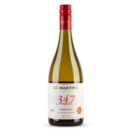 Vinho Tinto Chileno De Martino 347 Chardonnay Gran Reserva Garrafa 750ml