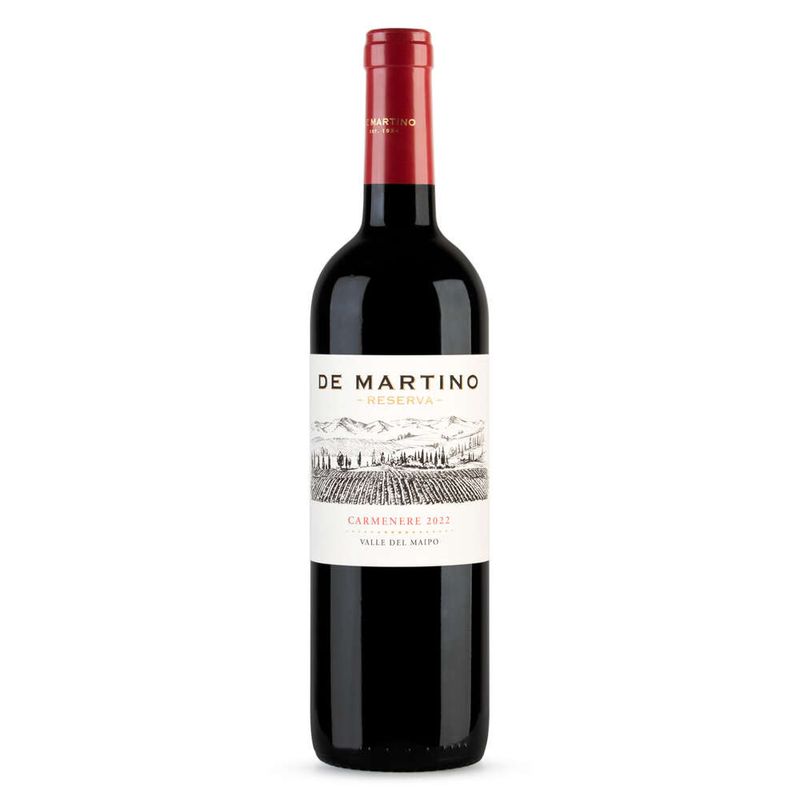 Vinho-Tinto-Chileno-De-Martino-Carmenere-Reserva-Garrafa-750ml