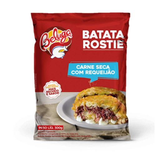 Batata Rostie Beluga Carne Seca com Requeijão 300g