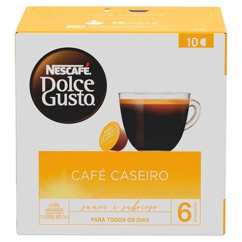 Cápsulas de Café Nescafé Dolce Gusto Caseiro com 10 Unidades
