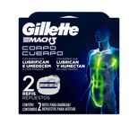 Carga Gillette Mach 3 Corpo com 2 Unidades