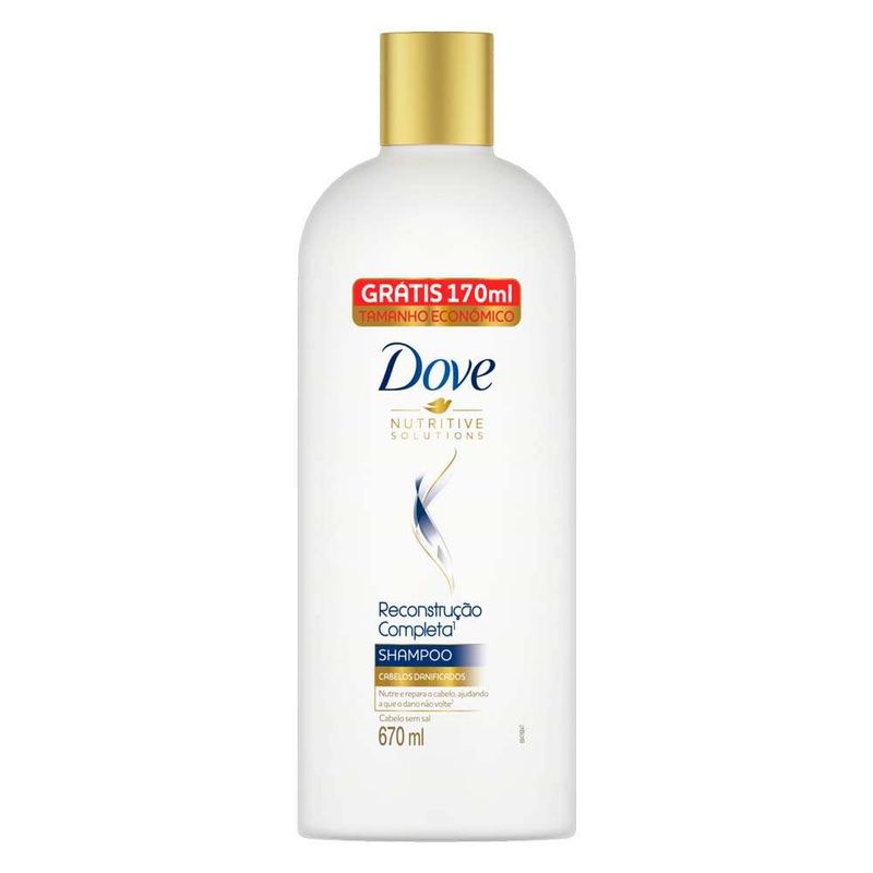 Shampoo-Dove-Nutritive-Solutions-Reconstrucao-Completa-Frasco-670ml-Gratis-170ml-Tamanho-Economico