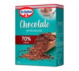 Chocolate Pó Solúvel 70% Cacau Dr. Oetker DeCoração Caixa 200g