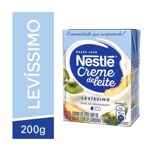 Creme de Leite Nestlé Levíssimo 200g