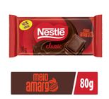 Chocolate Meio Amargo 40% Cacau Classic Pacote 80g