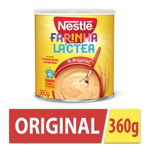Farinha Láctea Nestlé Tradicional Lata 360g