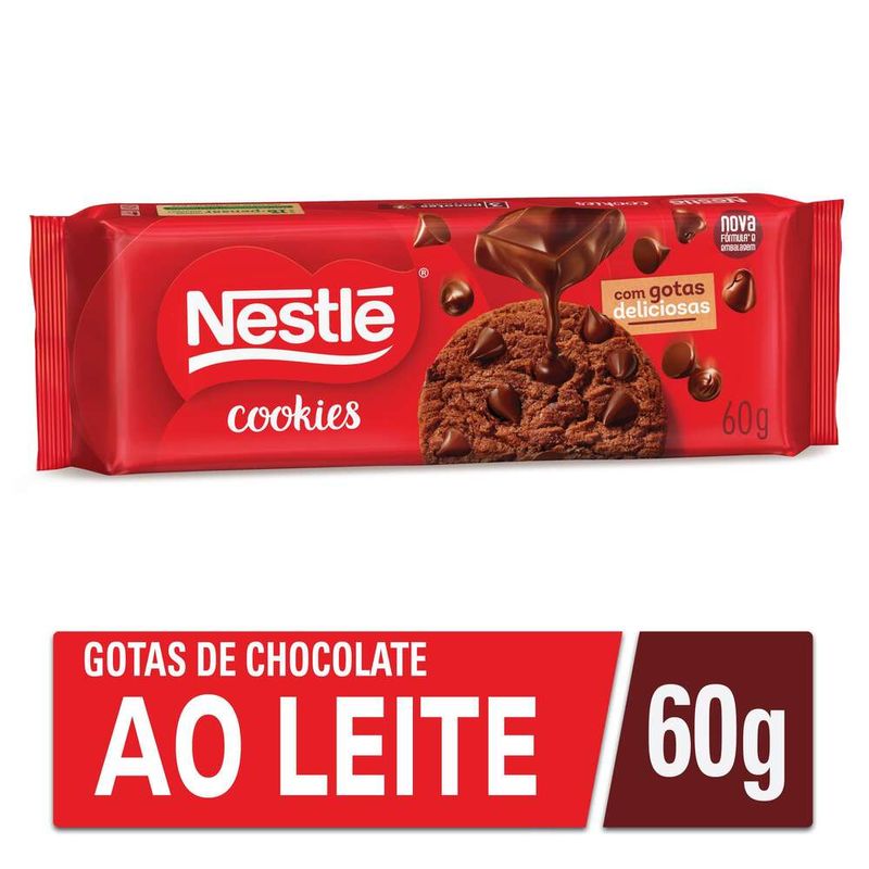 Biscoito-Cookie-Chocolate-com-Gotas-de-Chocolate-ao-Leite-Classic-Pacote-60g