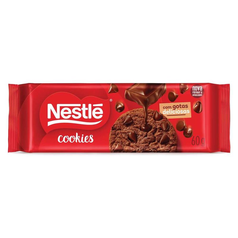 Biscoito-Cookie-Chocolate-com-Gotas-de-Chocolate-ao-Leite-Classic-Pacote-60g