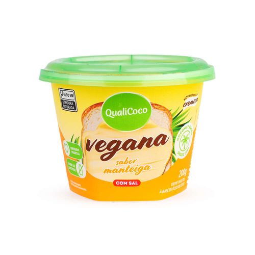 Manteiga De Coco Qualicoco Com Sal Pote 200g