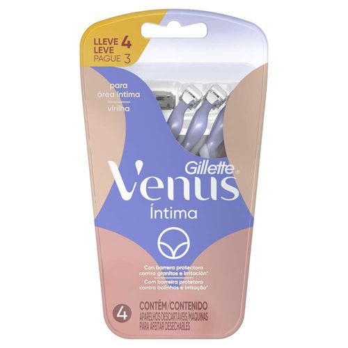Aparelho Depilatório Gillette Venus Leve 4 Pague 3
