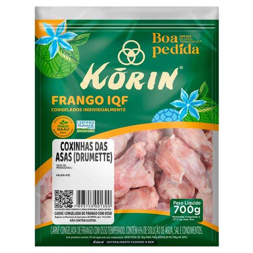 Coxinha da Asa Korin Boa Pedida 700g
