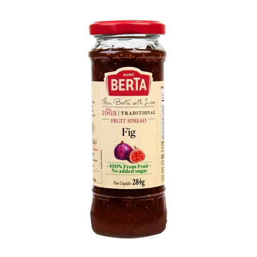 Geleia Israelense Berta 100% Fruta Figo 284g