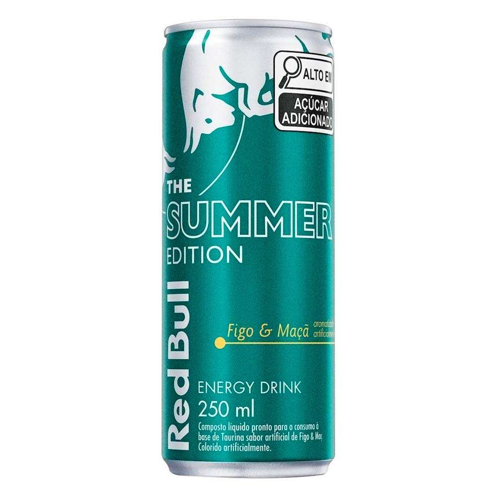 Energético Red Bull Energy Drink Summer Edition Figo e Maçã Gelado 250ml
