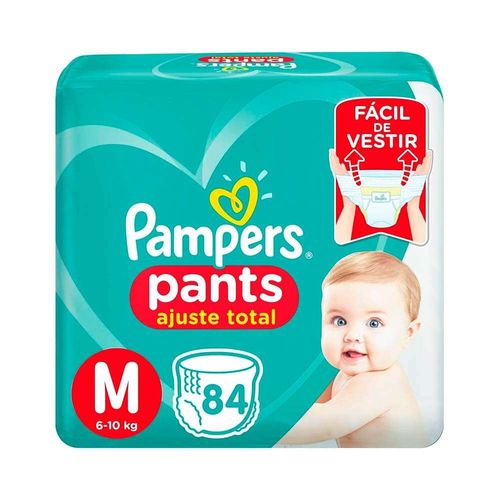 Fralda Descartável Pampers Pants Ajuste Total M 84 unidades