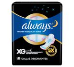 Absorvente Íntimo Always Noites Tranquilas XG com 8 Unidades