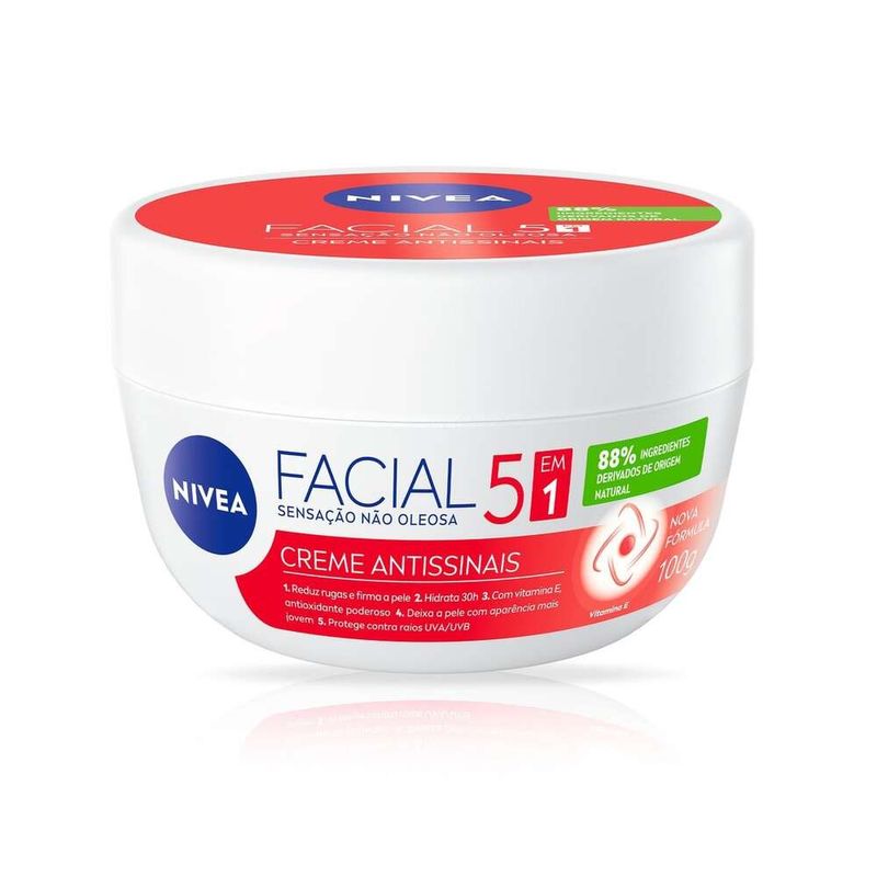 Creme-Facial-Nivea-Antissinais-100g