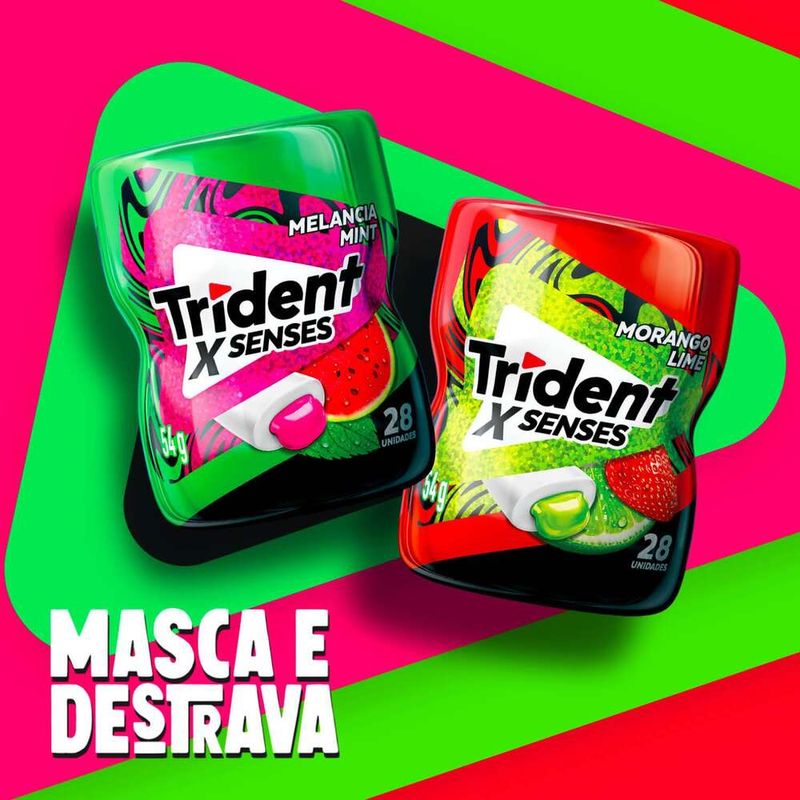 Goma-de-Mascar-Melancia-Mint-Zero-Acucar-Trident-X-Senses-Pote-54g