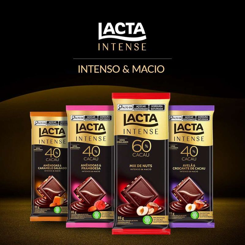 Chocolate-40--Cacau-Avela---Crocante-de-Cacau-Lacta-Intense-Nuts-Pacote-85g