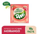 Refresco em Pó Morango Tang Pacote 18g