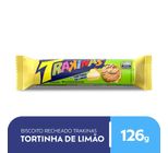 Biscoito Recheio Tortinha de Limão Trakinas Pacote 126g