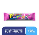 Biscoito Recheio Bubbaloo Tutti Frutti Trakinas Pacote 126g