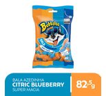 Bala Citric Blueberry Rabinho de Gato Bubbaloo Pacote 82,5g