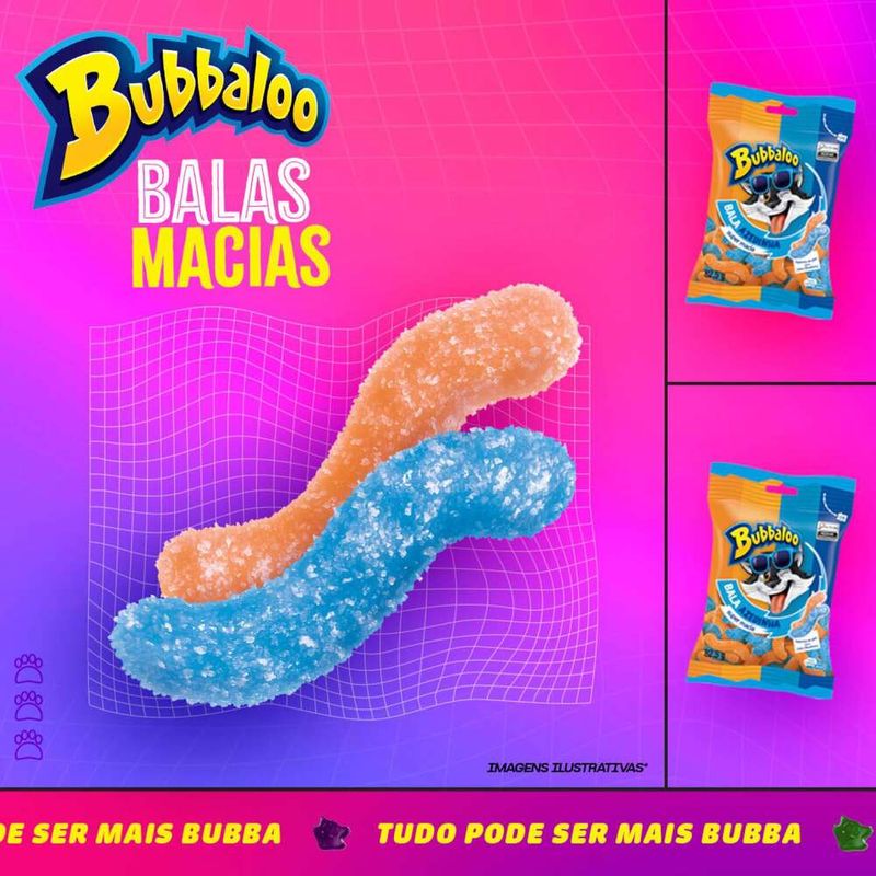 Bala-Citric-Blueberry-Rabinho-de-Gato-Bubbaloo-Pacote-825g