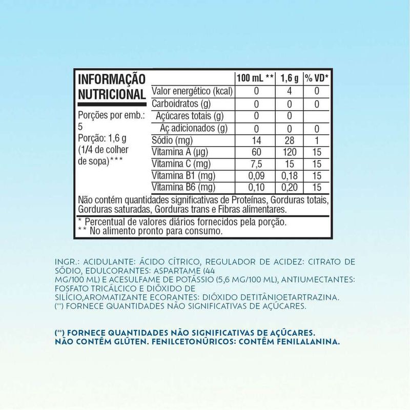 Refresco-Em-Po-Zero-Acucar-Clight-Limonada-Sache-8g